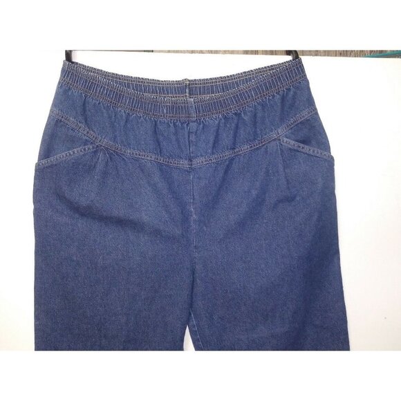 Arizona jeans Womens Pull-on Elastic waist, Pockets Plus Sz 22W Made in USA VTG - Picture 3 of 7